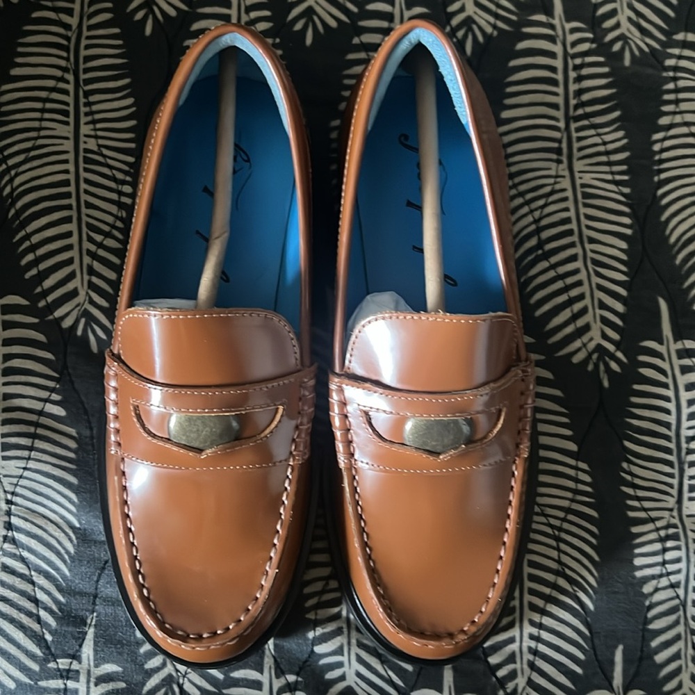 Free People NWT Liv loafers. Size 37. Coral Fusion. - Picture 3 of 5